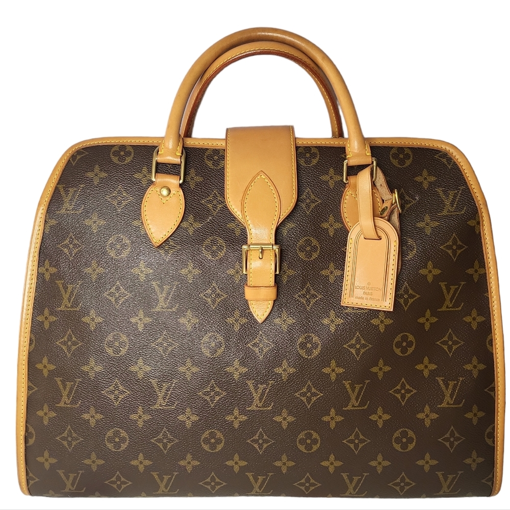 LOUIS🌻VUITTON Rivoli Business Bag Monogram Canvas 💞UNISEX💞 🌼2~Way🌼